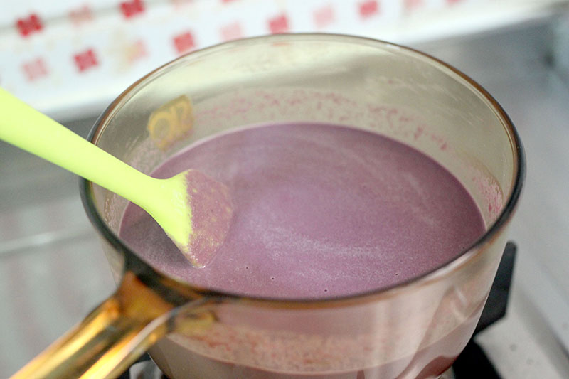 燕麦紫薯牛奶羹